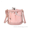 2022 New Design Soft Drawstring Messenger Bag Transparent PVC Candy Jelly Sling Bag